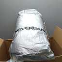 NEVERLAND Waterproof ATV Cover, Outdoor Heavy Duty Quad Cover Tear-Resistant 4 Wheeler Covers All Weather UV Protection for Polaris Sportsman Yamaha Honda Quad Bike (Silver & Black, XL)