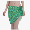 Rainbow Love Women Short Sarong Beach Wrap Sheer Bikini Chiffon Swimsuit Cover Up Skirt For Swimwear
