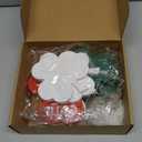 Qunclay 12 Pcs St. Patrick's Day and Valentines Wooden Decorations Heart Wood Sign and Shamrock Wooden Table Centerpieces Tiered Tray Decor for Home Kitchen Office