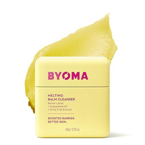 BYOMA Melting Balm Facial Cleanser  Buttery Soft Cleansing Balm for Skin Barrier Repair  TriCeramide Face Wash for Sensitive Skin & All Skin Types  Deeply Hydrated Skin, No Oily Residue  2.12 oz