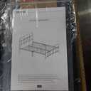 Yaheetech Classic Metal Platform Bed Frame Mattress Foundation with Victorian Style Iron-Art Headboard/ Footboard/ Under Bed Storage/ No Box Spring Needed/ Full Size Black