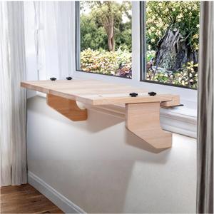 Original SillMate Window Plant Shelf, 21.25" Sill Shelf for Plants - Verify Sizing First - Cat Perch - Renter Friendly No Drilling/Damage - Sill Extender for Plants - Window Table (30cm x 55cm x 12cm)