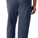 KingSize Men's Big & Tall Fleece Open-Bottom Sweatpants (6X-Large Big, Navy (0817))