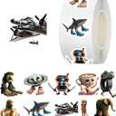 7 x Funny Italian Brainrot Animals Stickers - Waterproof Cute Stickers for Water Bottles, Laptops, Journals | Reusable Vinyl Stickers Pack for Teens, Kids, Adults Decorations (500Pcs Animals)