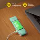 Glocusent 12 LED Rechargeable Book Light, Clip-on Reading Light with 5 Colors & 5 Brightness Levels, Up to 100Hrs Runtime, Eye-Caring Reading Lights for Books in Bed, Perfect for Book Lovers, Kids