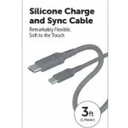 CELL Candy Fast Charge and Sync Cable USB C to USB C Ports,  CELLCandy USB-C Silicone Charge & Sync Cable, 2 Pack