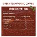 Green Tea Organic Coffee - with Arabica Coffee, Green Tea Extract 600mg - Natural Pure Organic Green Tea Coffee, Contains antioxidant ingredients,Instant Coffee - 6.7 oz