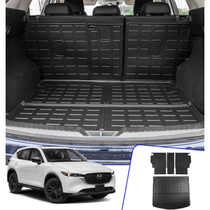 Rongtaod Cargo Mat Compatible with 2023 2024 Mazda CX5 Cargo Mat Trunk Mat Cargo Liner TPE All Weath