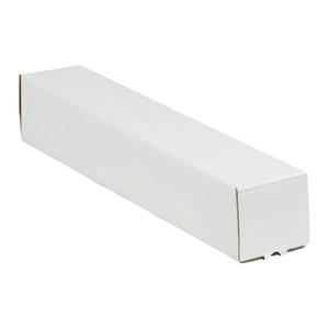 BOX USA Mailing Tubes, 25" L x 2" W x 2" H, 50-Pack Square Corrugated Tubes for Mailing and Storage of Blueprints, Artwork, Crafts, Posters, Long Art Holder
