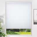 SUNFREE 31 x 64 inch White Cellular Window Shades Cordless Blinds and Shades Light Filtering Fabric Shades for Window and Door, Home and Office