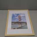 LUCKYLIFE 12x16 Picture Frame Natural Solid Wooden Photo Frames Diamond Art Painting for Wall, Display 8.5x11 with Mat or 12x16 Without Mat, 1 Pack