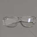 Nearsighted Myopia Glasses Mens Womens Blue Light Spring Hinge Shortsighted Distance Glasses (Transparent Frame-Near Sighted Lens)
