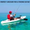 itayak 8.63ft/12.3ft Shallow Water Anchor Pole, Fiberglass Boat Anchor with T-Handle, Pole Anchor with 316 Stainless Tip for Boat, Fishing Kayak (Gloves Included)