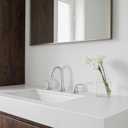 Bathroom Faucet 3 Holes, 8 Inch Widespread Faucet 2 Handle Bathroom Sink Faucets Lead-Free Brushed Nickel Bath Sink Faucets with Pop-up Drain Stopper and Supply Hoses