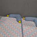 Zabplox Cooling Cat Bed with Pillow  L-Shaped Sofa Design, Breathable Summer Mat for Kittens & Cats, Machine-Washable Cushion Calming Bed for Persian, Siamese, Small Pets (Blue, 21"x15"x4")