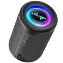 LENRUE Small Portable Bluetooth Speaker with Lights, TWS Stereo Surround Sound, Type C Powered, Bluetooth 5.3, AUX TF Card Input, Wireless for Outdoor Home, Coolest Gifts