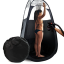 Large Spray Tan Tent – Deluxe Pop Up Tent Portable Tanning Booth with Carry Case – Clear Window for Perfect Spray Tanning – Easy Clean for Home & Salon