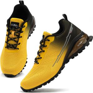 Kricely Men's Trail Running Shoes Fashion Walking Hiking Sneakers for Men Tennis Cross Training Shoe Outdoor Snearker Mens Casual Workout Footwear, Size 11.5