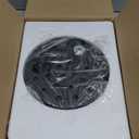 Upgraded Dimmable Floor Lamp, 1000 Lumens LED Edison Bulb Included, Arc Floor Lamps for Living Room Modern Standing Lamp with Linen Shade, Tall Lamp for Bedroom Office Dining Room- Black