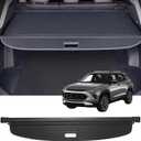 No Drilling Retractable Cargo Cover Compatible with Chevy Chevrolet Trailblazer 2021-2026 Trunk Security Shade Privacy Screen Tonneau Luggage Carbon Fiber Texture (Need to Install 2 Brackets)