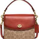 Coach Coated Canvas Signature Cassie Crossbody 19 (One Size, Tan Rust)