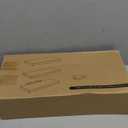 BAYKA White Floating Shelves for Wall  Rustic Wood Wall Shelves with Metal Brackets for Bathroom, Bedroom, Kitchen, or Living Room Decor Organization  Set of 3, Sturdy Storage with 22lb Capacity (15.7inches, C. White - Modern Minimalist Style)