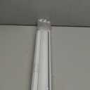 Persilux Zebra Blinds for Windows, Cordless Roller Shades Window Treatments (69" W x 72" H, White) Light Filtering Dual Layer Roller Window Shades Light Filtering Sheer Shades for Home and Office