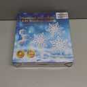 Marchpower Christmas Snowflake Window Lights, 3Pack 36LED Battery Powered Christmas Window Lights, Waterproof Snowflake Curtain Lights with Timer & 8 Modes for Indoor Outdoor Xmas Decor