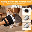 2 x NSVNSV Pet Hair Removal Glove for Dogs Cats, Pet Hair Removal Tool, Reusable Electrostatic Pet Hair Gloves, Versatile Grooming Gloves for Washing, Deshedding, Grooming, White, 2 pcs