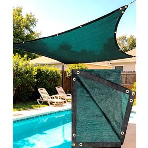 E.share 90% Green Sun Shade Cloth with Grommets,6x10 Ft Shade Cover