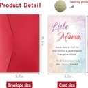 4 x Funny Mother's Day Card, Mother Gift from Daughter Son, Special Mothers Day Gift Cards, Thank You Mom