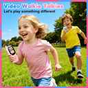 Video Walkie Talkies for Kids, 2 Pack, Pink