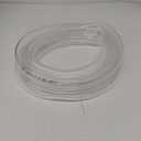 Eastrans Clear Vinyl Tubing Flexible PVC Tubing, Hybrid PVC Hose, Lightweight Plastic Tube, by 7/8 Inch ID, 10-Feet Length