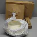 SENSARTE Ceramic Nonstick Frying Pan Skillet with Lid 11inch Non Stick Omelet Pan, Non-toxic Healthy Kitchen Cooking Chef's Pan, Free of Intentionally Added PFOA/PFAS/PTFE, Induction Compatible, White