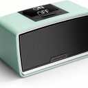 One-Button Music Player for Seniors, Simple Music Player for Elderly & Dementia Patients, MP3 Player Device with 32GB TF Card, Gift for Alzheimers, Visually & Mobility-Impaired (Cyan)