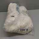 L'AGRATY Chunky Knit Blanket Throw - Soft Chenille Yarn Throw Blanket 40x50: Handmade Thick Cable Crochet Blankets - Large Blankets Chunky Yarn - Rope Knot Throw for Couch Sofa Bed Home Decor (Ivory)