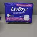 LivDry Adult XL Incontinence Underwear, Extra Absorbency Adult Diapers, Leak Protection, X-Large, 14-Pack
