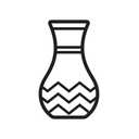 JOG Monaco Vase Ivory 7"