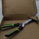 Hedge Clippers Shears Hedge Shears for Trimming Borders, Garden Tools Hedge Clippers, Bush Cutters Trimmer with Sharp Wavy Blades, Garden Shears for Hedges (19 Inch)