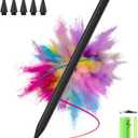 Stylus Pen Apple Pencil for iPad 2018-2025, Faster Charging Magnetic Pen with Tilt Sensitivity & Palm Rejection, Pencil for iPad A16/6/7/8/9/10/11, iPad Pro 11"/12.9"/M4, IPad Air 3/4/5/M2/M3 (Black)