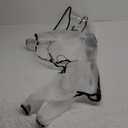 Olsa Dog Raincoat, Dog Hooded Slicker Poncho, 4 Legs Rain Jacket with Reflective Stripe, Transparent Water Proof Resistant Rain Snow Clothes for Small Medium Large (3XL, White)