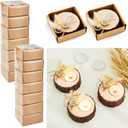 24 Pcs Wedding Candle Holders - Bridal Shower Favors, Rustic Souvenirs for Guest Gifts, Party Decorations