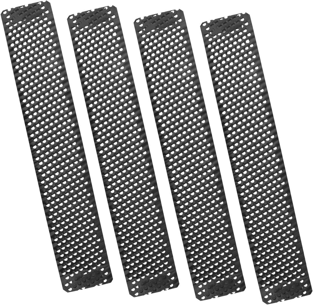 10-Inch Curved Flat Standard Cut Replacement Blade, 4 Pack Steel Shaver Cheesegrater Rasp for Surform Pocket Plane, Dent Repairs, Wood Fiberglass, Shaping Curved Surfaces Hand Plane Scraper (250mm)