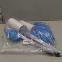 2 Pack Disposable Toilet Brush and Holder Set,Extended Handle with 48 Cleaner Refills Toilet Brush for Toilet Bowl Cleaners,Bathroom Cleaning, Bathtub - Blue (Ocean Fresh Scent)