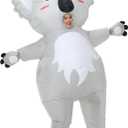 Arokibui Inflatable Costume Adult Funny Blow up Halloween Costume Fancy Dress Cosplay Party Christmas Halloween Suit