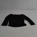 DAZY Fitted Long Sleeve Tee Versatile Casual Formal Top for Women Enhances Body Proportions for Layering,L