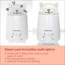 Portable Baby Bottle Warmer for Breastmilk & Formula 4-in-1 Defrost, Food and Breast Milk Warming, Thermos On the Go Heater for Travel, Car, Home Portable Milk Warmer for Baby