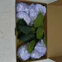 PARTY JOY 12PCS 15.4In Artificial Hydrangea Silk Flowers Bouquet Faux Hydrangea Stems for Wedding Centerpieces Home Decor