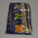 Weavers Villa Women's Indian Handicraft Ethnic Dupatta Phulkari Embroided Dupatta Chunni/Stole/Scarf (Blue, Large)