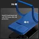 Nillkin for iPhone 16 Pro Case with Camera Cover, [Camera Lens Protector] [Scratch-Resistant] [360 Full Protection] Shockproof Slim Protective Case for iPhone 16 Pro 6.3 Inch, Black